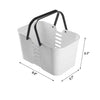 Bathroom Plastic Laundry Basket Organizer