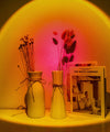 LED Table Lamp with Sunset Projection