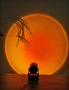 LED Table Lamp with Sunset Projection