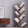 Contemporary Corner Bookcase - Stylish Wooden Designer Bookshelf