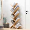 Contemporary Corner Bookcase - Stylish Wooden Designer Bookshelf