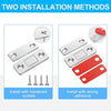 2-Pack LatchnShut Ultra-Slim Magnetic Door Catches for Effortless Closure