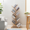 Contemporary Corner Bookcase - Stylish Wooden Designer Bookshelf