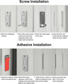 2-Pack LatchnShut Ultra-Slim Magnetic Door Catches for Effortless Closure