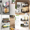 Compact Magnetic Shelf Organizer for Space Efficiency