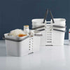Bathroom Plastic Laundry Basket Organizer
