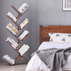 Contemporary Corner Bookcase - Stylish Wooden Designer Bookshelf