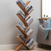 Contemporary Corner Bookcase - Stylish Wooden Designer Bookshelf