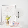 Wall-Mounted LED Light in Alabaster Finish