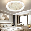 Intelligent Ceiling Fan for Bedrooms with Integrated LED Lighting