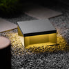 Sleek Black Outdoor Post Light