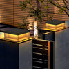 Sleek Black Outdoor Post Light