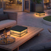 Sleek Black Outdoor Post Light