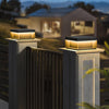Sleek Black Outdoor Post Light