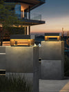 Sleek Black Outdoor Post Light