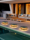 Sleek Black Outdoor Post Light