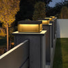Sleek Black Outdoor Post Light