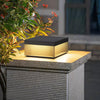 Sleek Black Outdoor Post Light