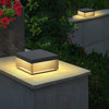 Sleek Black Outdoor Post Light
