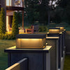 Sleek Black Outdoor Post Light