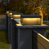 Sleek Black Outdoor Post Light