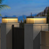Sleek Black Outdoor Post Light