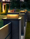 Sleek Black Outdoor Post Light
