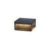 Sleek Black Outdoor Post Light