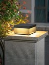 Sleek Black Outdoor Post Light