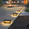 Sleek Black Outdoor Post Light