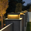 Sleek Black Outdoor Post Light