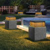 Sleek Black Outdoor Post Light