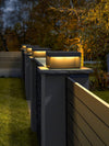 Sleek Black Outdoor Post Light