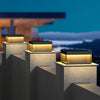 Sleek Black Outdoor Post Light