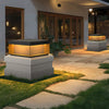 Sleek Black Outdoor Post Light
