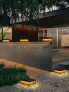 Sleek Black Outdoor Post Light