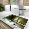 360° Rotating Pull-Out Kitchen Faucet with Dual Spray Modes