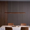 Rectangular Wooden Pendant Lamp
