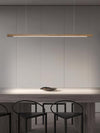Rectangular Wooden Pendant Lamp