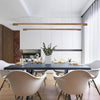 Rectangular Wooden Pendant Lamp