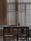 Rectangular Wooden Pendant Lamp
