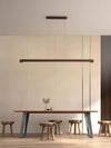 Rectangular Wooden Pendant Lamp