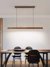 Rectangular Wooden Pendant Lamp