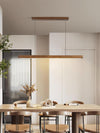 Rectangular Wooden Pendant Lamp