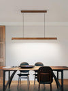 Rectangular Wooden Pendant Lamp