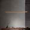 Rectangular Wooden Pendant Lamp
