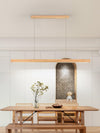 Rectangular Wooden Pendant Lamp