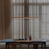 Rectangular Wooden Pendant Lamp