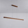 Rectangular Wooden Pendant Lamp