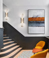 Melange Alabaster Extended Wall Sconce